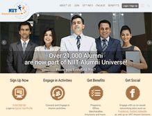 Tablet Screenshot of niitalumni.com